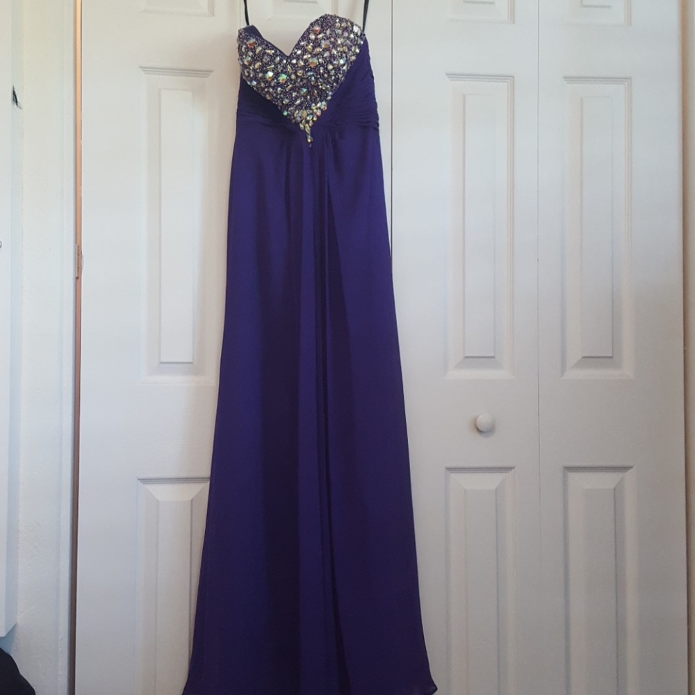 Purple prom dress size small